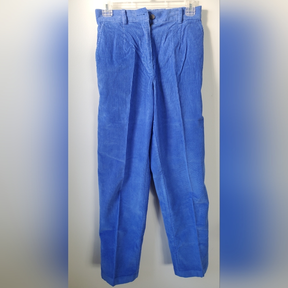 Vintage Women’s L.L. Bean Dark Blue Courderoy Pants - 4, 4P, 4T